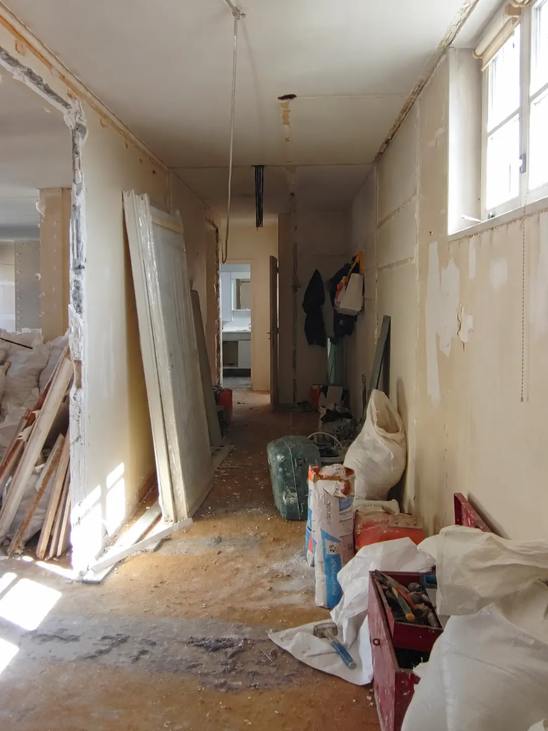 État existant en cours de travaux